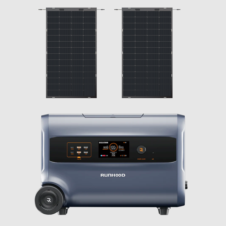 Runhood | F2400 Power Station + 2X Voltofy Flexo Pads (Combo Deal) - YOU SAVE! - R 5990.00